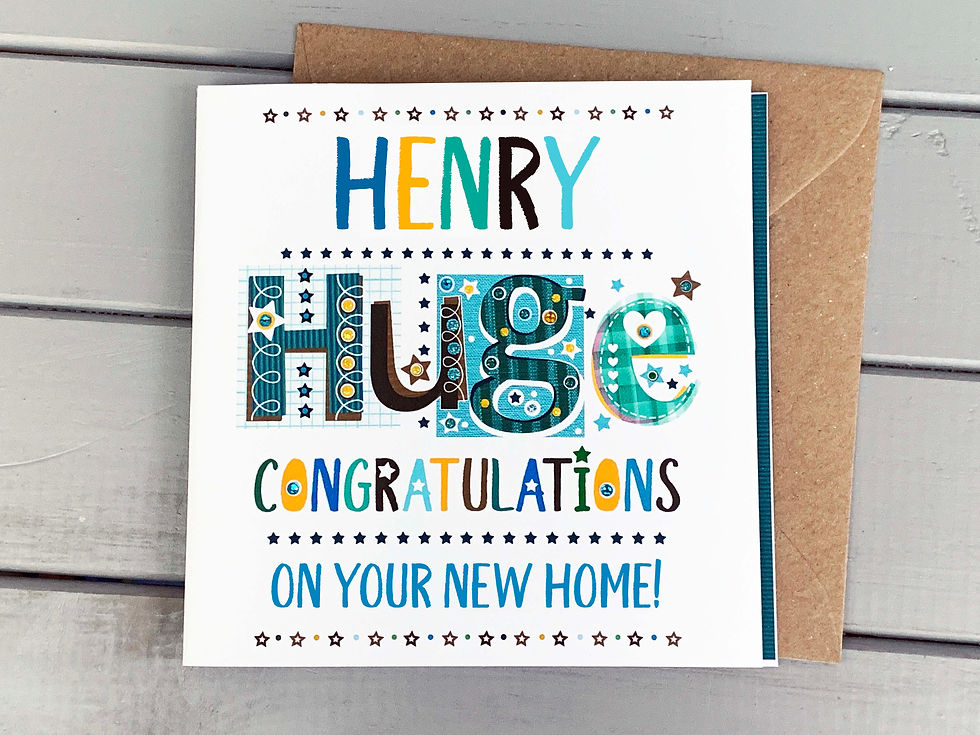 Thumbnail: Personalised congratulations card for him