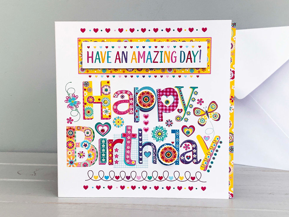 Thumbnail: Bright and beautiful birthday card
