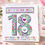 Thumbnail: Personalised 18th Birthday Card for her