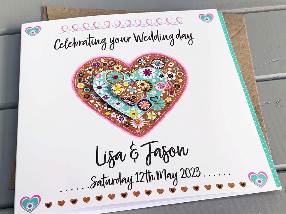 Thumbnail: Personalised special wedding card