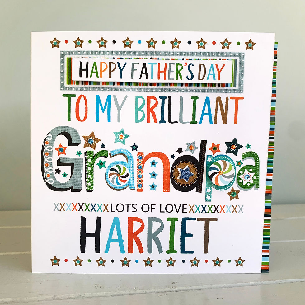 Thumbnail: Father's Day card for Grandad/Grandpa/Papa/Pops