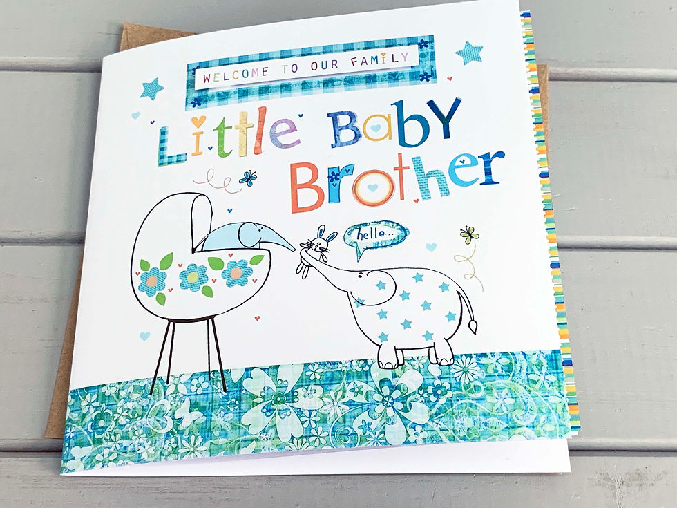 new baby brother card