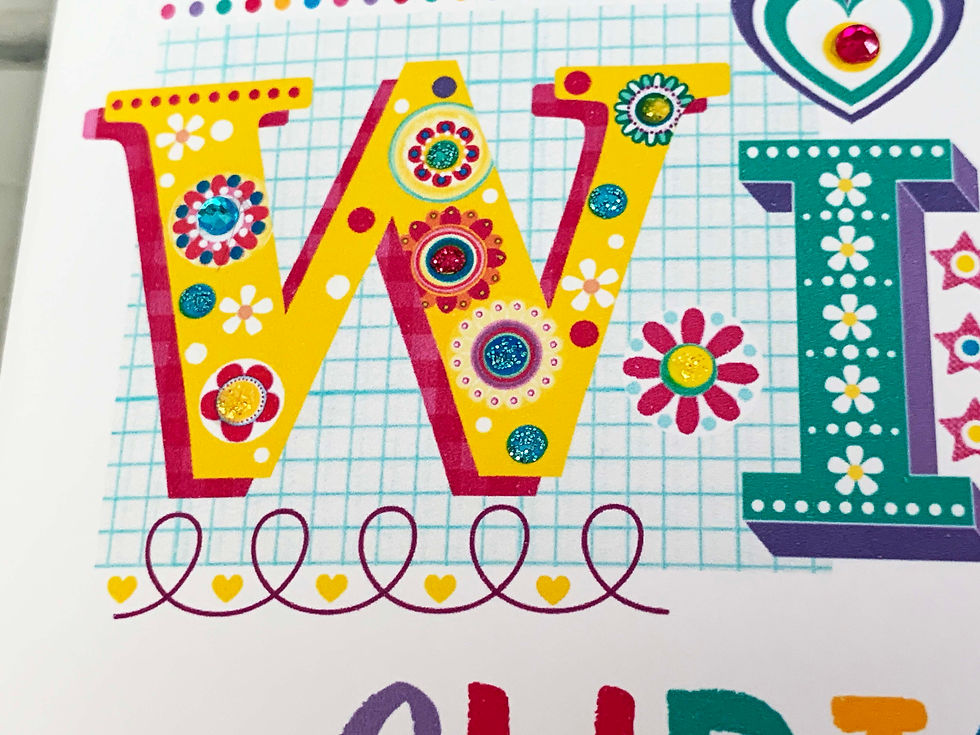 Thumbnail: Wife Happy Birthday, personalised card.