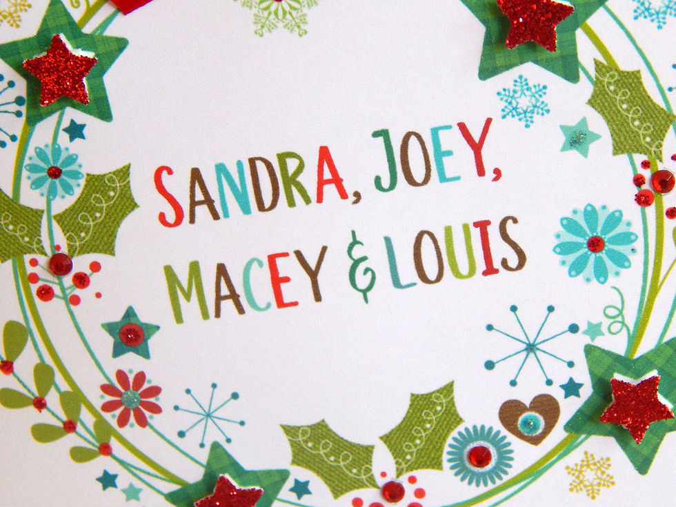 Thumbnail: Festive Wreath card