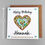 Thumbnail: Personalised Blue & Brown love Heart Happy Birthday Card