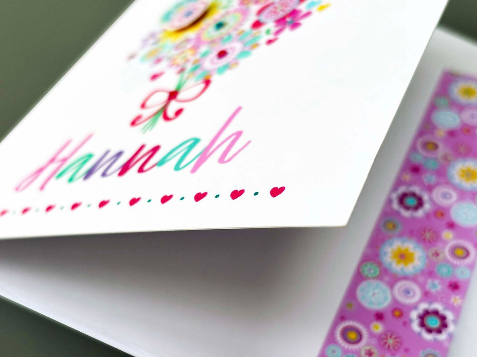 Thumbnail: Personalised thank you card