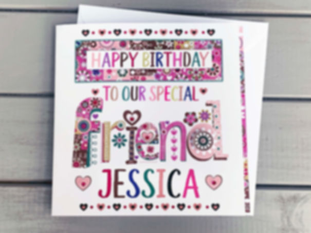Special Friend Happy Birthday Card