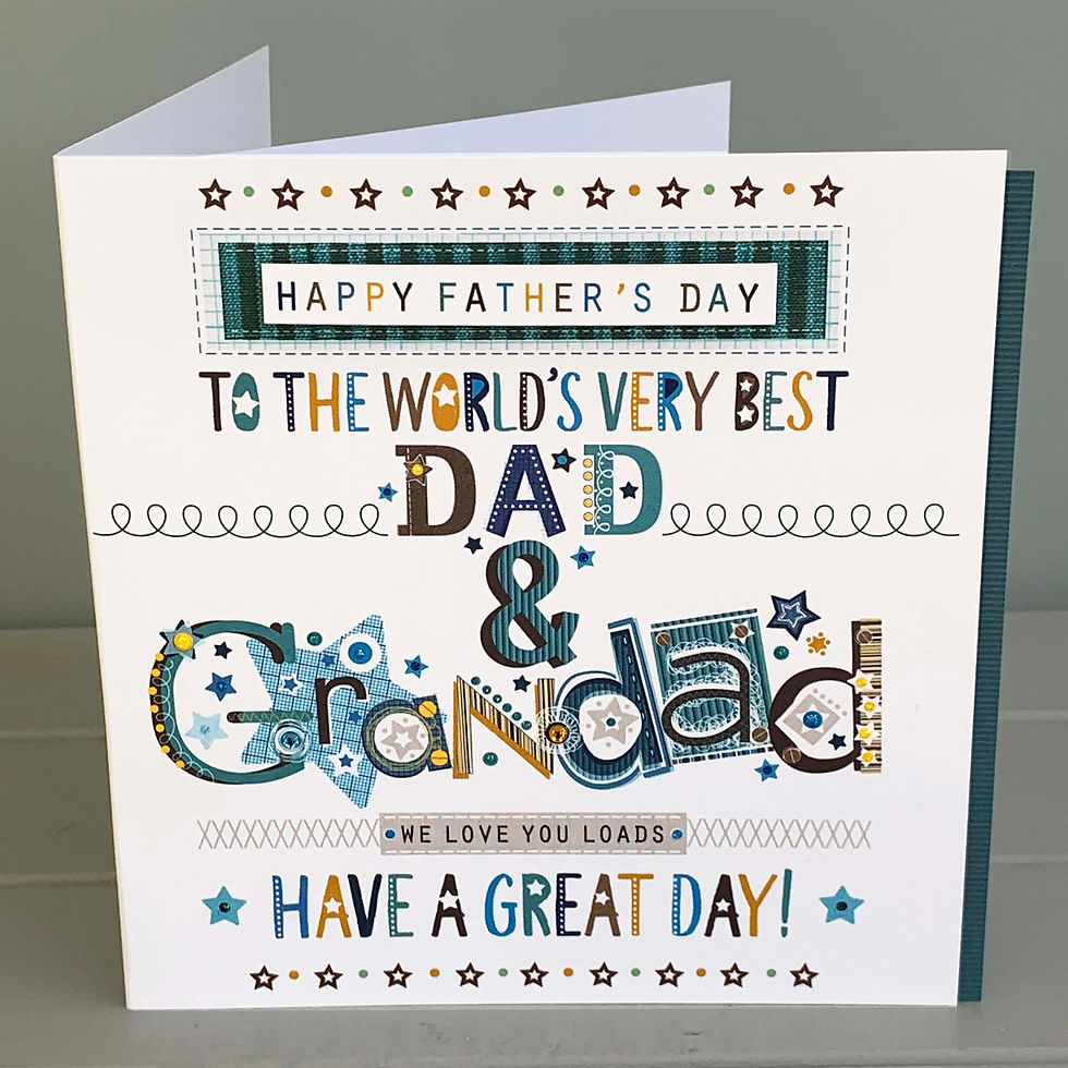 Thumbnail: Dad & Grandad Father's Day card- World's very best