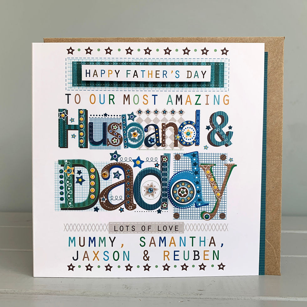Thumbnail: Happy Father's Day Husband & Daddy card