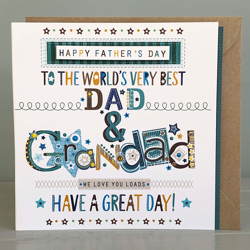 Thumbnail: Dad & Grandad Father's Day card- World's very best