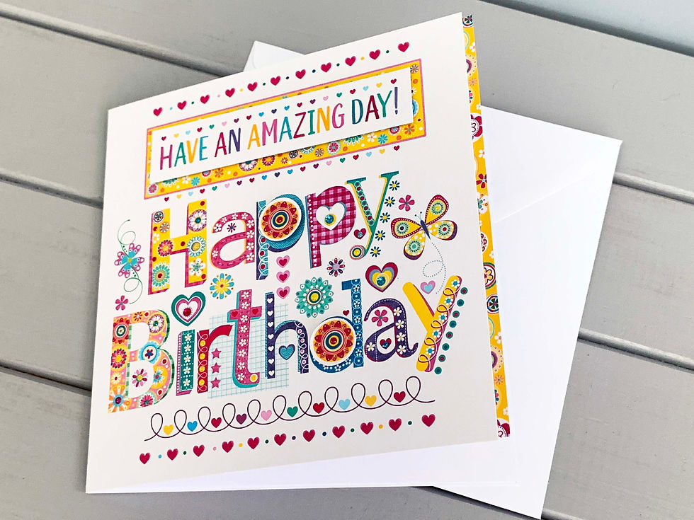 Thumbnail: Bright and beautiful birthday card