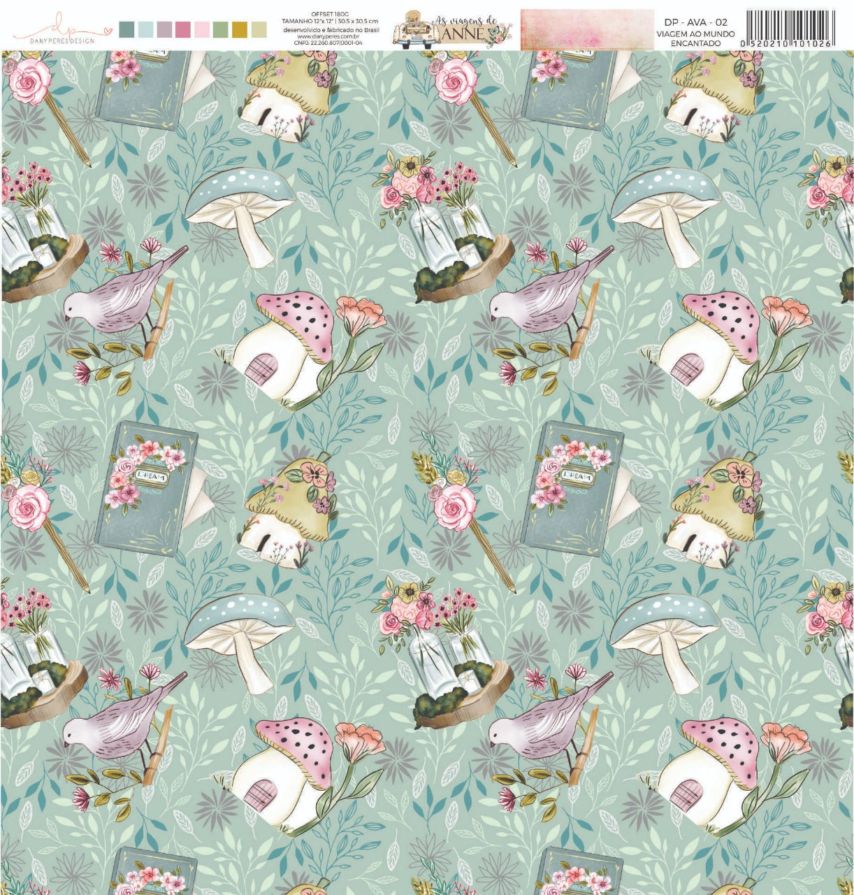 As Viagens de Anne - Folha Viagem ao Mundo Encantado