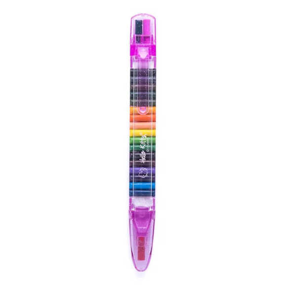 Miniatura: Giz De Cera Caneta Troca Ponta 20 Cores Hello Kitty Blister C/1 Und Leo&Leo