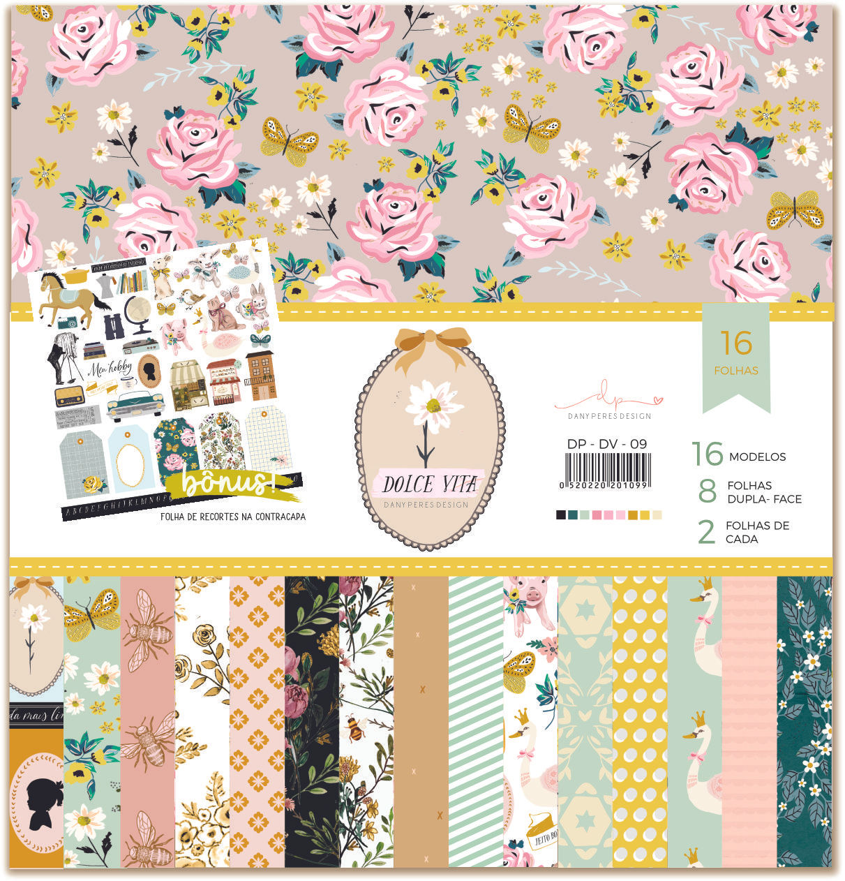 Bloco 30,5 x 30,5 cm - Dolce Vita