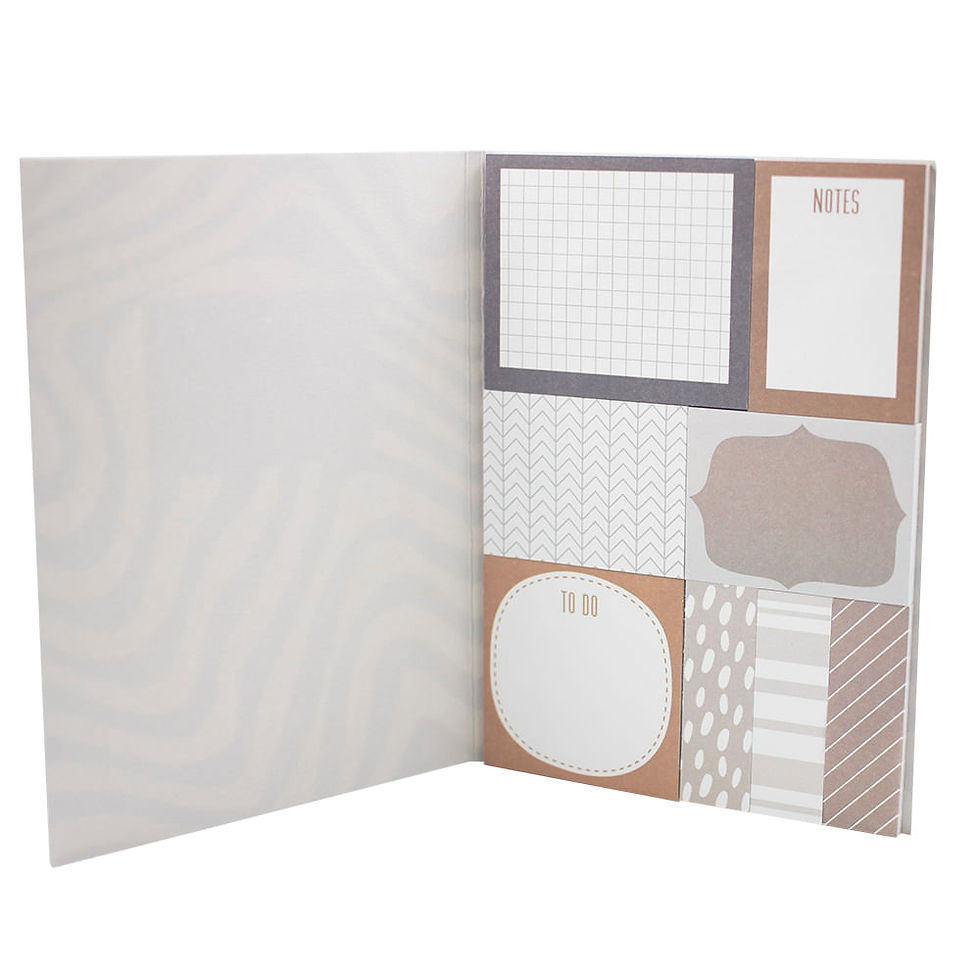 Miniatura: BLOCO ADESIVO COM 8 BLOCO COM 30 FOLHAS CADA TIME LAPSE COLL