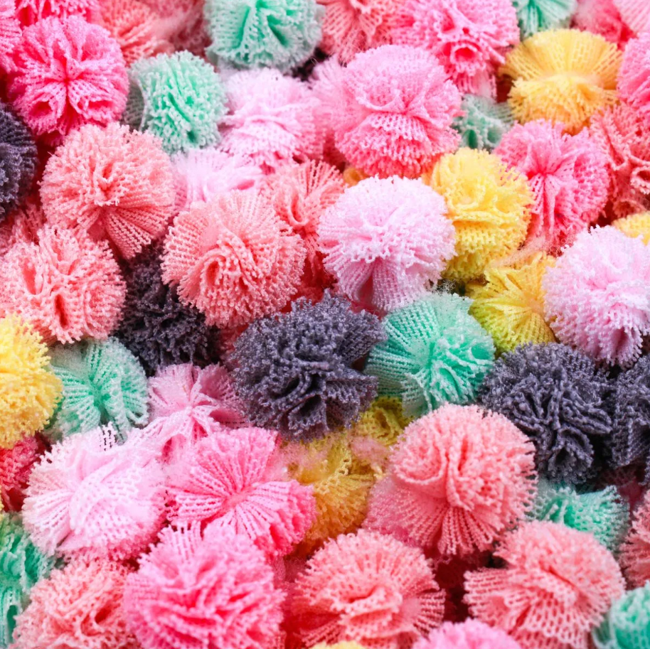 POMPOM DE TULE 15MM - SORTIDO