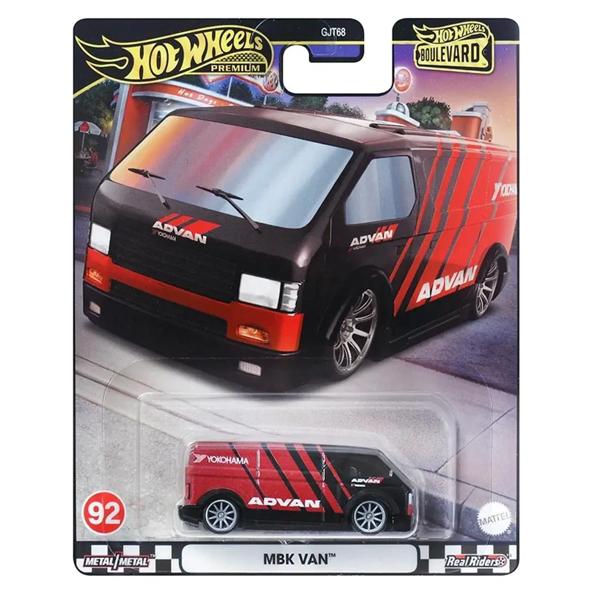 Hot Wheels Premium Boulevard MBK VAN ADVAN Aero Sculpt