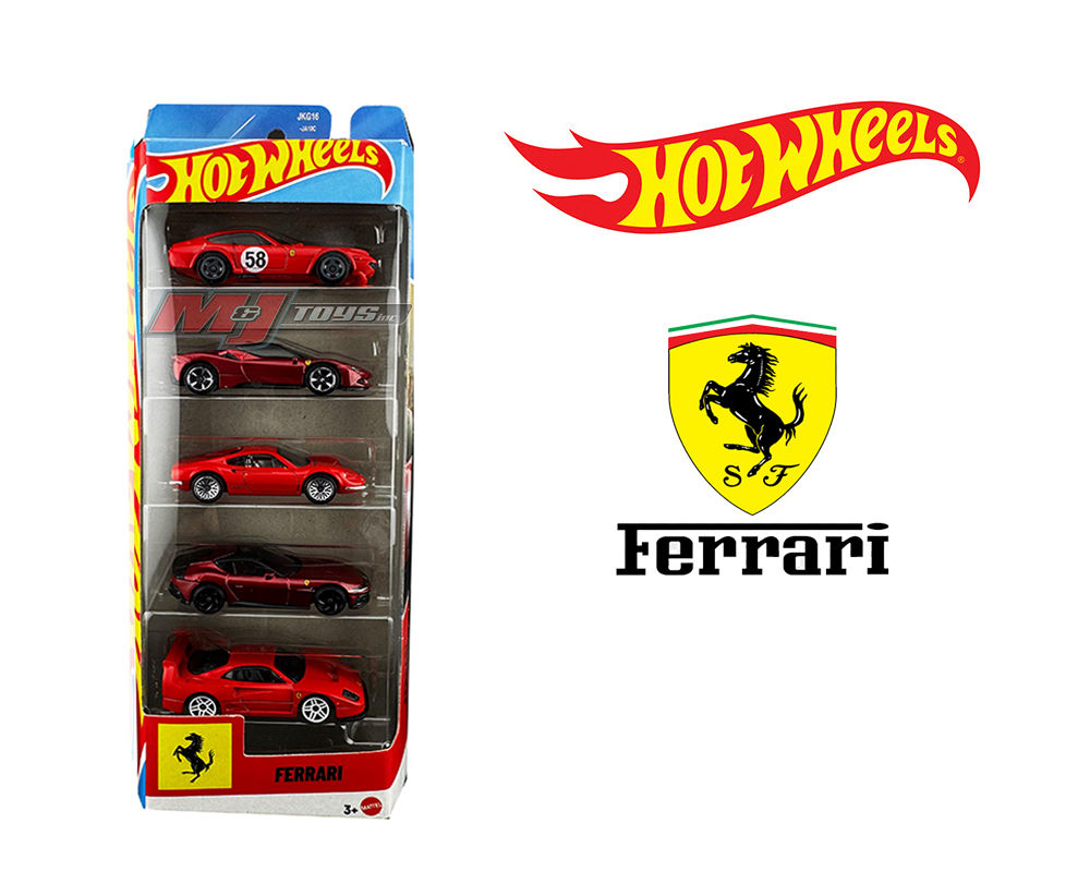 PACK 5 FERRARI ROSO