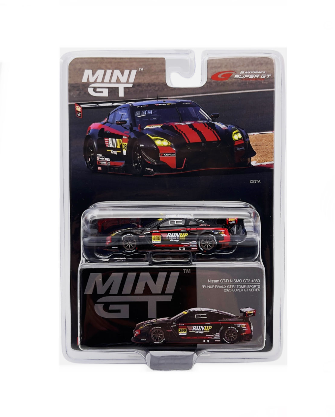 Mini GT 754 - Nissan GT-R NISMO GT3 #360 - 2023 Super GT Series - 754