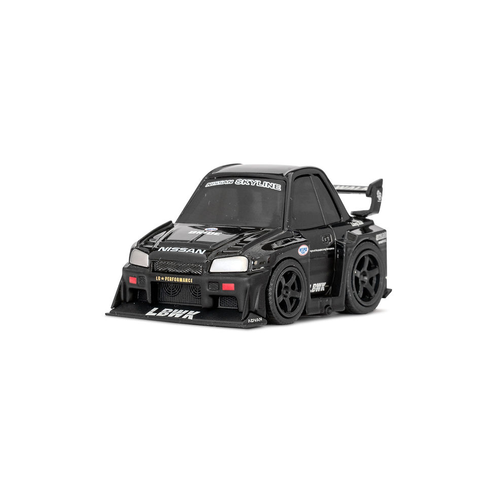 Miniatura: NISSAN SKYLINE GT-R (R34) LB-ER34 SUPER SILHOUETTES BLACK 004