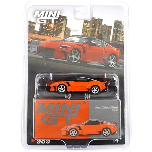 Mini GT 1:64 Nissan Z VeilSide FFZ400 – Orange #989 | BOX 17
