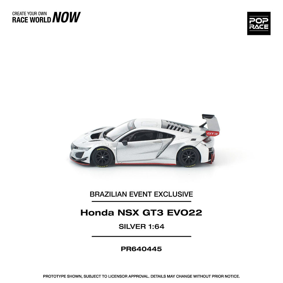 Miniatura: POP RACE HONDA NSX GT3 EVO22 -  PR64-445 VENDA EXCLUSIVA ACE 2025 BRASIL)