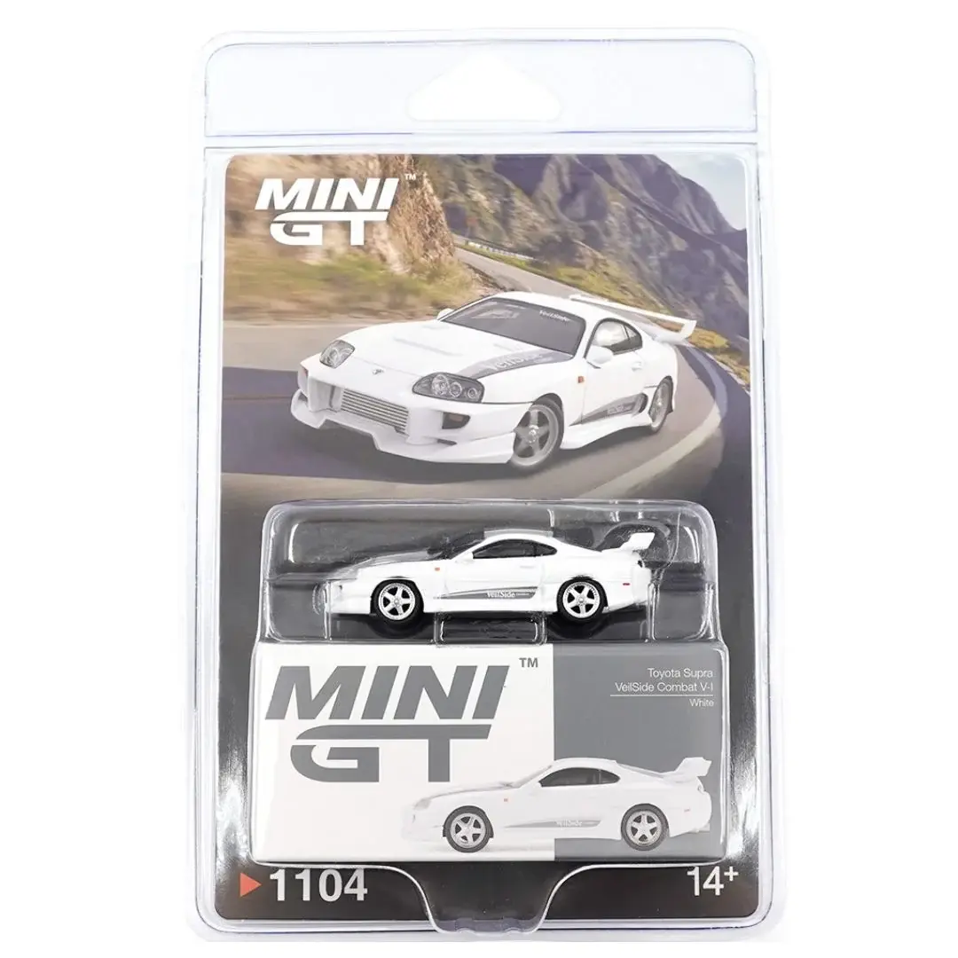 Mini GT Toyota Supra VeilSide Combat V-I White #1104