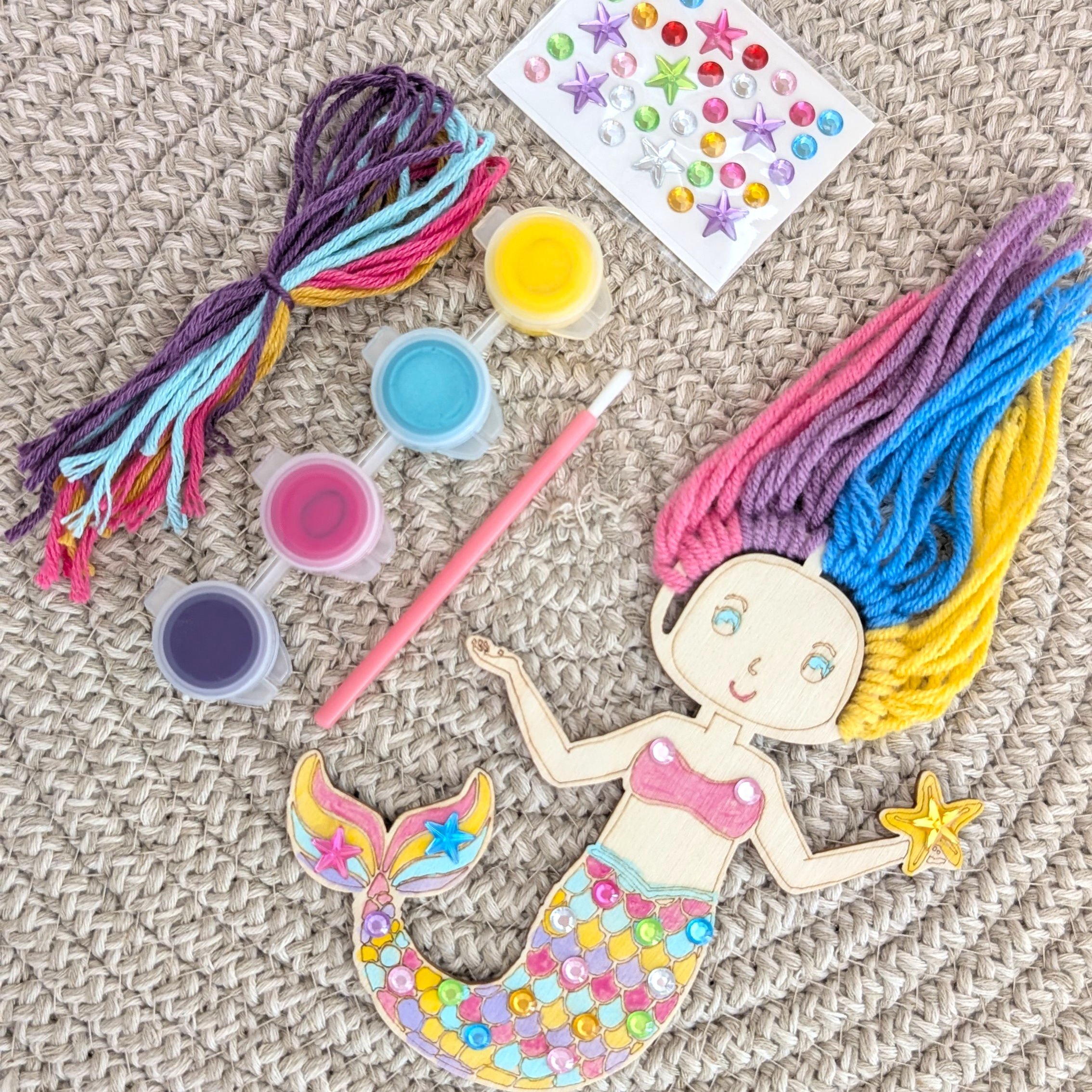 Make Your Own Wooden Mermaid Kit
