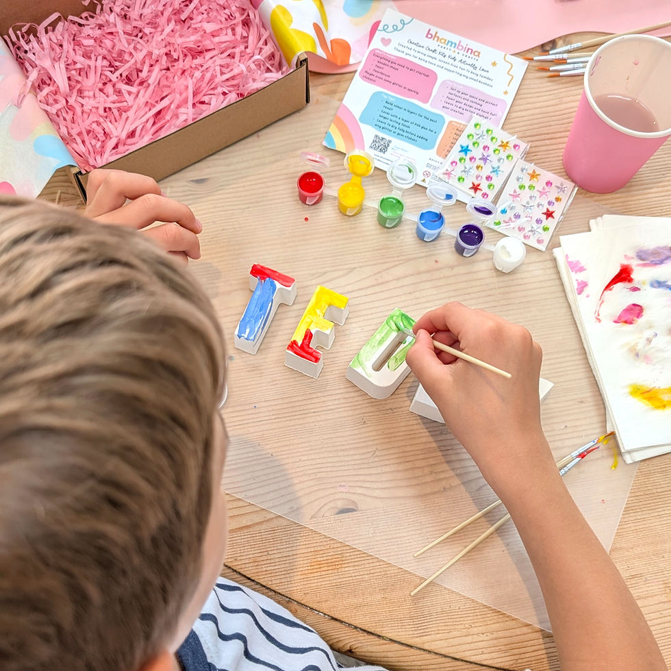 Thumbnail: Personalised Paint Your Own Name Craft Kit