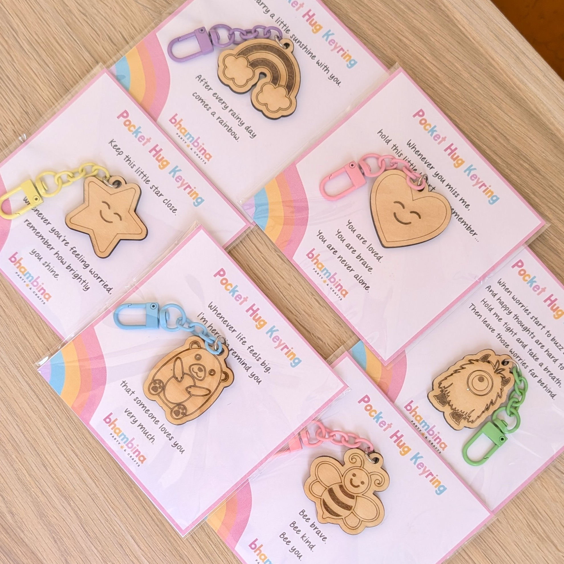 Custom Pocket Hug Keyring - Capybara