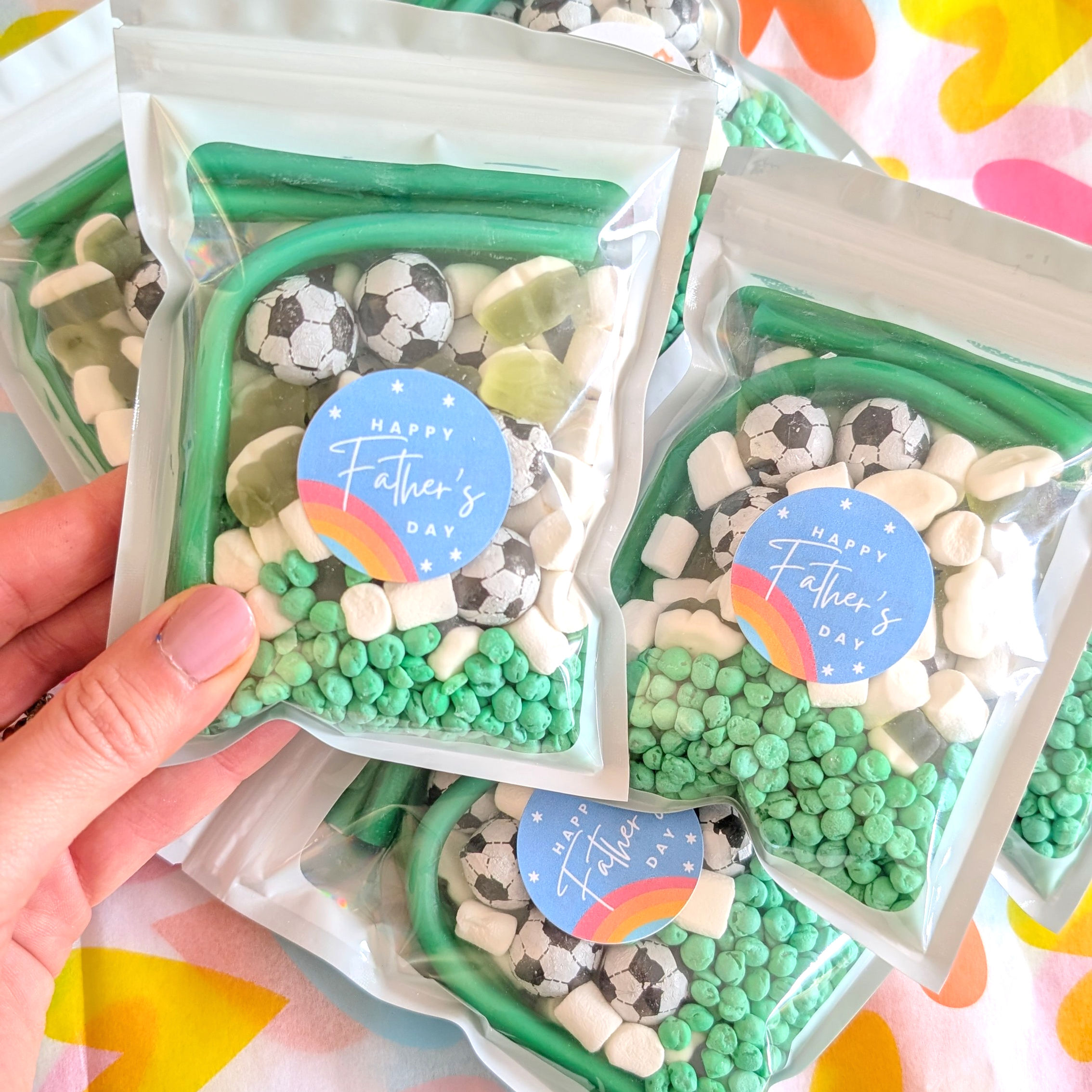 Father's Day Football Theme Sweet Bag