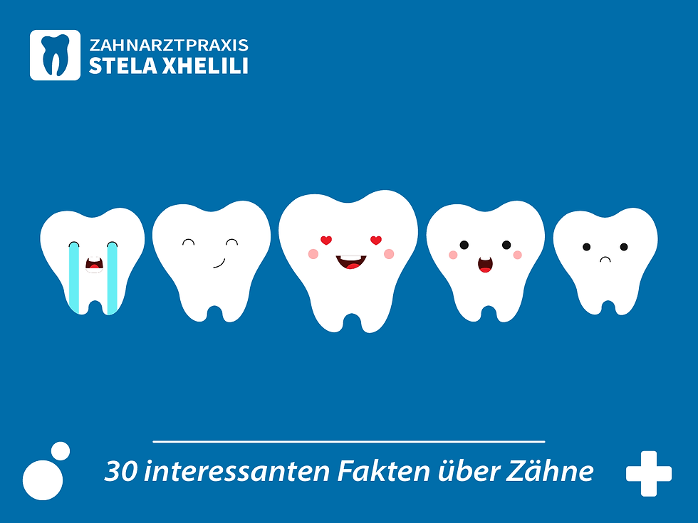 30 interessanten Fakten über Zähne