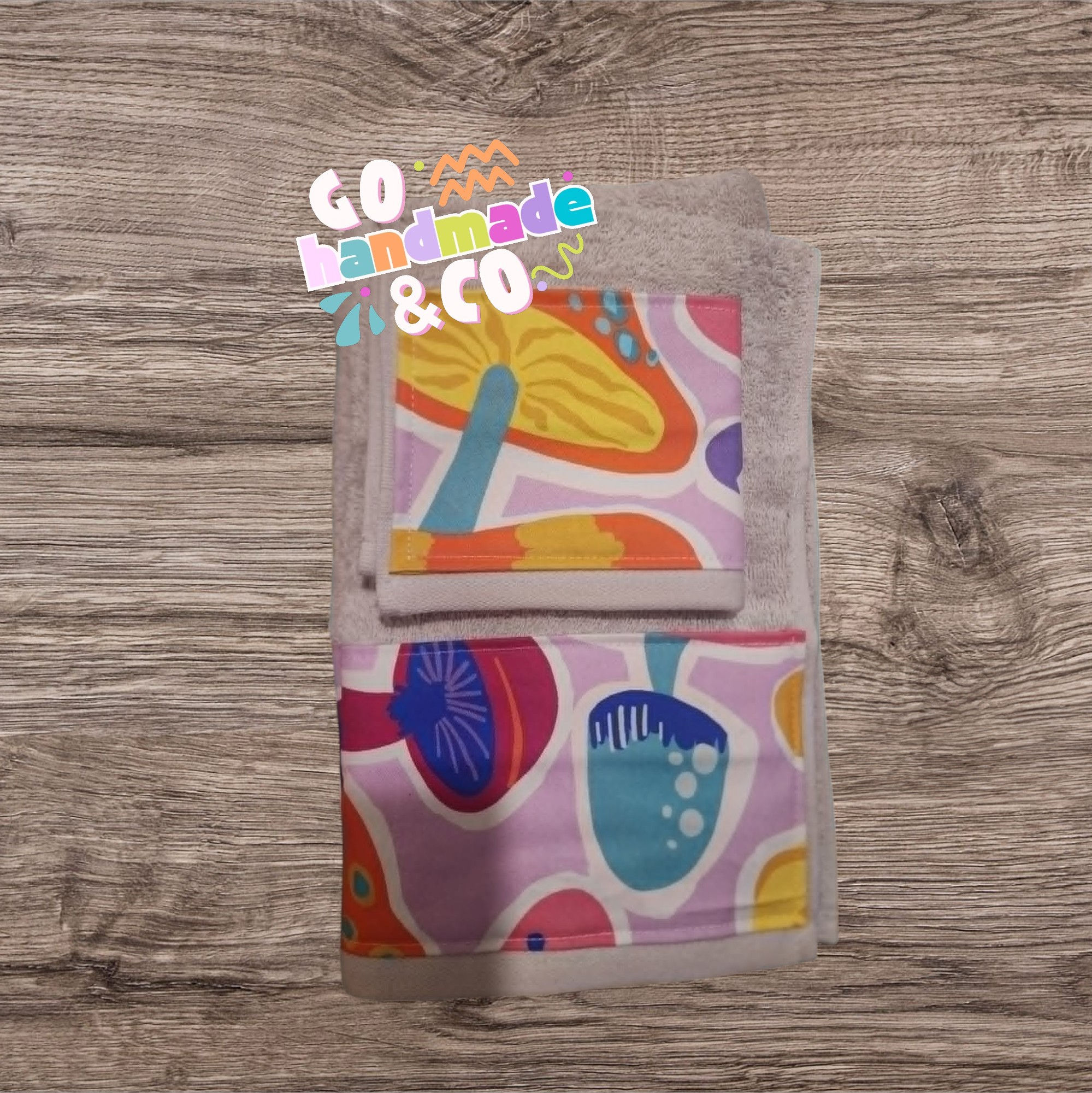 Mushroom Inspired Towel Set