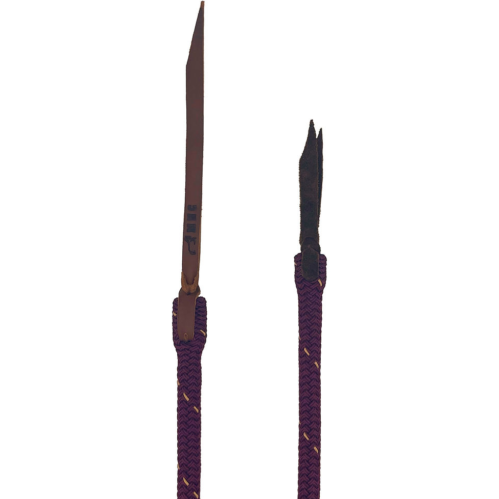 Miniatura: Ronzal en morado de cuerda náutica
