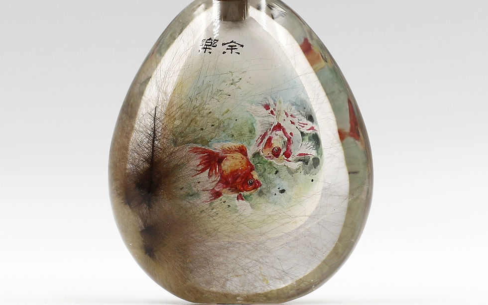 Thumbnail: Pure joy of fishes, by Zhang ZengLou