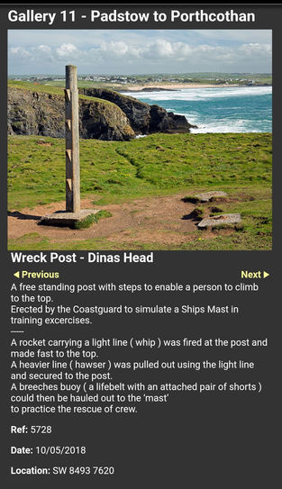 information about historic wreck post at Trevose