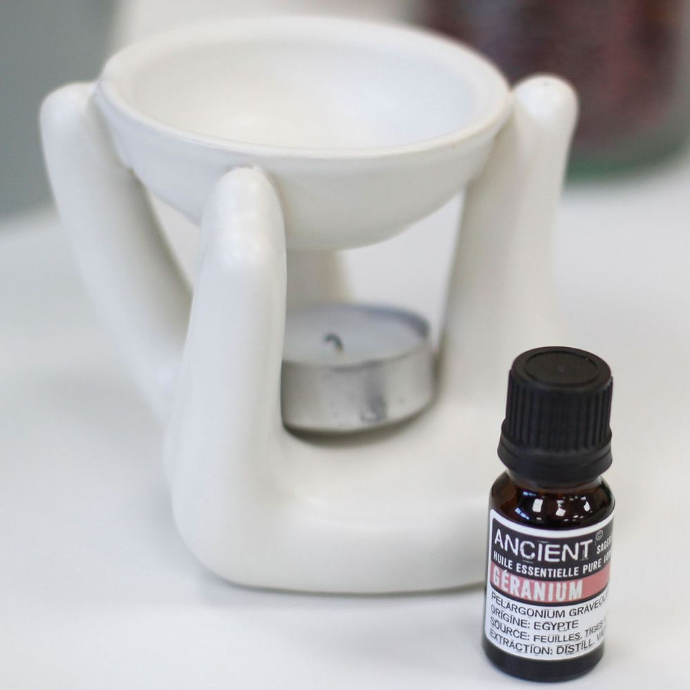 Thumbnail: Helping Hand Oil Burner - White
