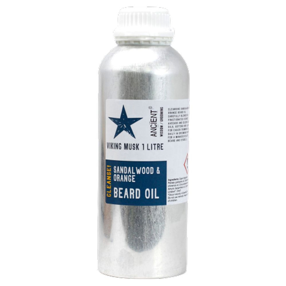 Thumbnail: 1 Litre Beard Oil - Viking Musk - Cleanse!