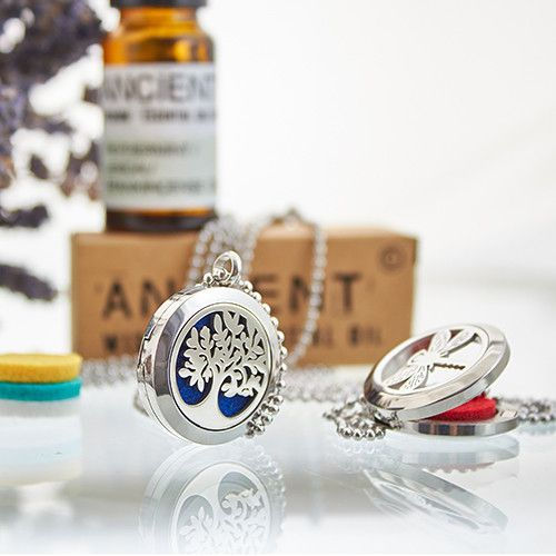 Thumbnail: Aromatherapy Jewellery Necklace - Yoga Chakra - 30mm