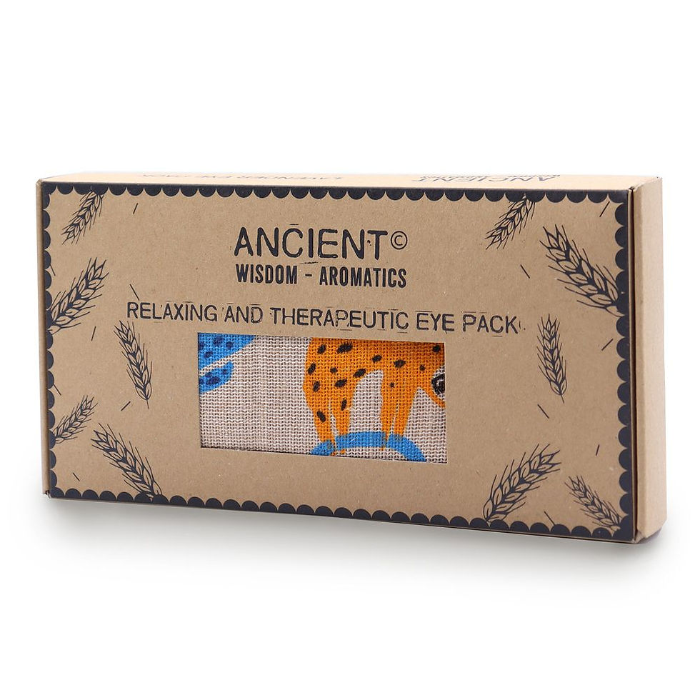 Thumbnail: Lavender Natural Cotton and Juco Eye Pillow in Gift Box - La