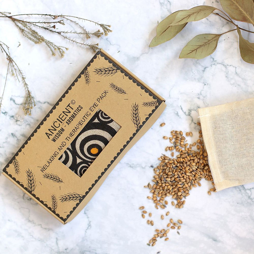 Thumbnail: Lavender Natural Cotton and Juco Eye Pillow in Gift Box - Il