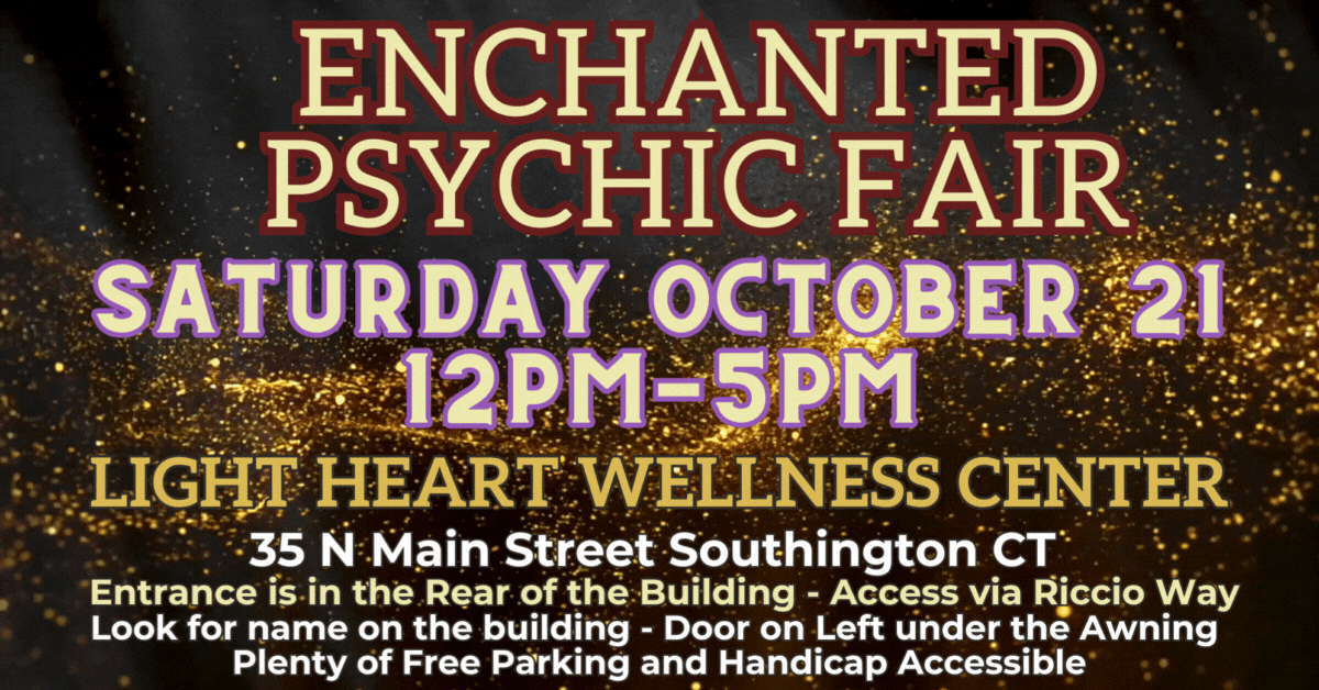 Enchanted Psychic Fair Saturday October 21st 2023