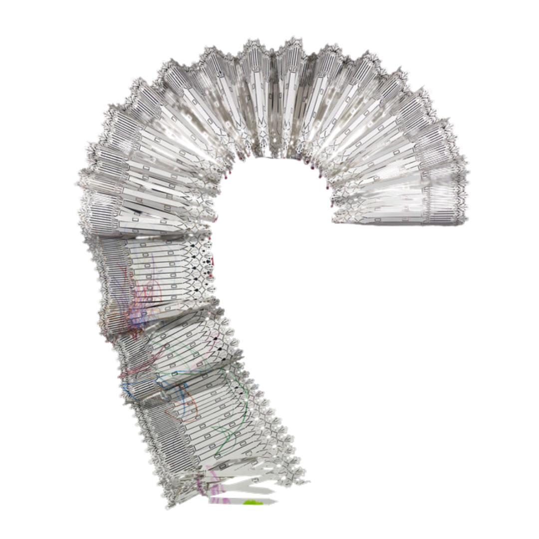 White Picket Fence Pattern Lace Collar  | Leslie Macklin