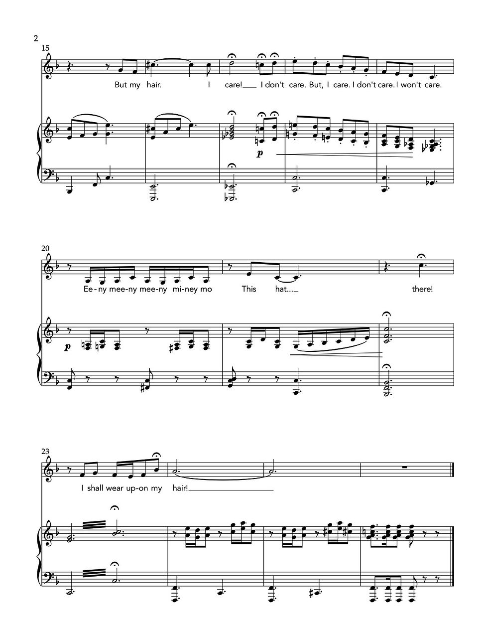 Thumbnail: Which Hat? - Key of F Major