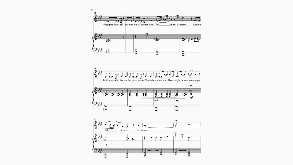 Thumbnail: Fall Into a Dream - Key of Ab Major