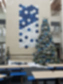 Stunning Christmas tree in Philadelphia, PA, fully decorated