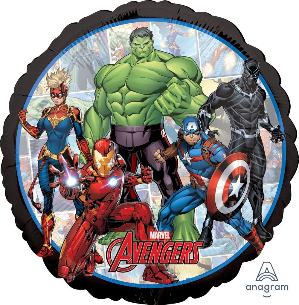 18" Avengers Marvel Powers Unite Helium Balloon - s10