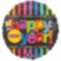 18" Happy New Year Helium Balloon -ny02