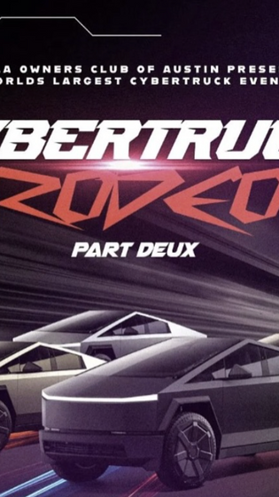 Cybertruck Rodeo in Austin