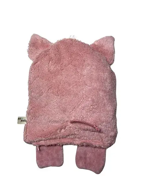Miniaturbild: Bio Wärmekissen Schwein rosa Nase Samt waschbar für Kinder